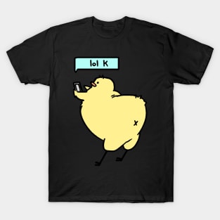 Texting Birdblob T-Shirt